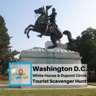 Washington DC White House & Dupont Circle Tourist Scavenger Hunt